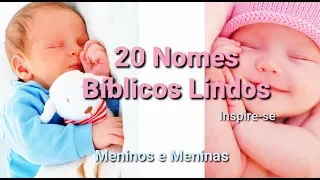 NOMES BÍBLICOS  DIFERENTES E LINDOS| MENINOS E MENINAS