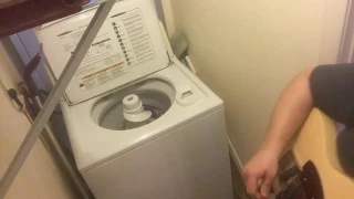 Thunderstruck White Trash Washer Cover