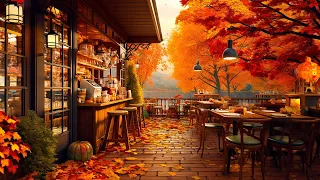 Autumn Bossa Nova Cafe Music for Relax ☕🍂 Outdoor Coffee Shop Ambience - Positive Bossa Nova ☕