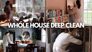 DEEP CLEAN MY WHOLE HOUSE WITH ME: spring cleaning motivation & entire house deep cleaning