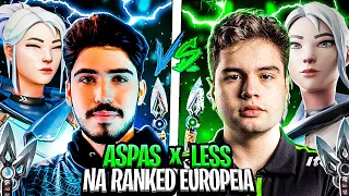 O Dia que o ASPAS TILTOU O LESS no X1 de JETT na RANKED EUROPEIA! (Momentos da LOUD 2023)