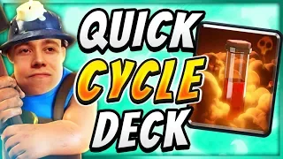 *NEW* BEST BAIT DECK! Miner Poison Cycle Deck — Clash Royale