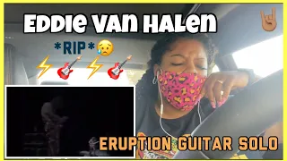 EDDIE VAN HALEN **rip** | ERUPTION GUITAR SOLO | REACTION