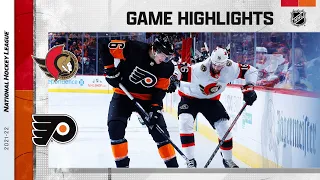 Senators @ Flyers 12/18/21 | NHL Highlights