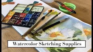 Watercolor Sketching Supplies, Compact and Light