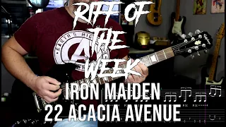Riff of the Week #3 - Iron Maiden | 22 Acacia Avenue