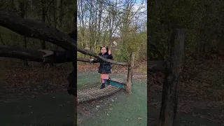 slide challenge at the park