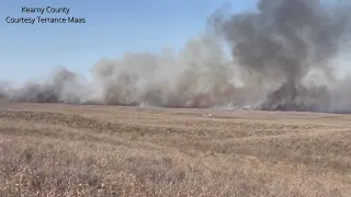 Continuing Coverage: Firefighters dealing with multiple fires in Kansas