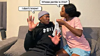 I FOUND ANOTHER GIRL’S UNDERWEAR IN  YOUR BAG *PRANK*| HE GOT MAD