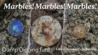 Marbles! Marbles! Marbles! #history #dumpdigging #treasurehunting #pickers #vintage #antique