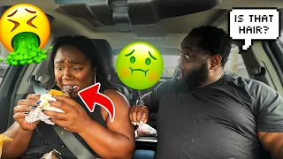 Putting Hair In My Wife's Food Prank *BAD IDEA*