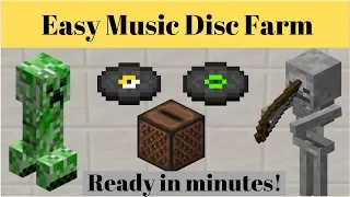 Minecraft Easy Music Disc Farm