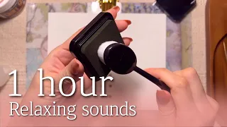 ✨ASMR for sleep✨수면용, 작업용, 공부용 영상 다꾸 모음 편안한 소리 1시간✨19 | relaxing sounds | scrapbooking | 꿀잠용 백색소음