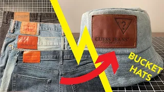 How to Make a Bucket Hat from Old Jeans