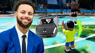 I Used Stephen Curry In Roblox Basketball And They Thought I Was Hacking (Hoop Nation + Auto Green)