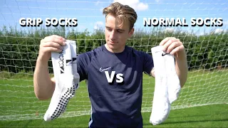 GRIP SOCKS vs NORMAL SOCKS | Do Grip Socks Actually Improve Performance?!