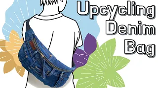 Upcycling Denim Bag / 청바지로 큰슬링백 만들기 #34