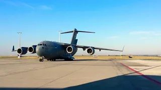 Boeing C-17A Globemaster in Prague (PRG/LKPR). 99209 62nd AW, 446th AW, AMC, McChord AFB - 10SEP18