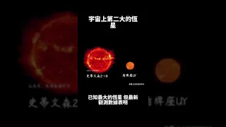 宇宙上第二大的恆星