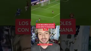 Los MEJORES goles con el EFECTO BANANA 🍌😱 | Cracks marcan golazos en Champions y otras ligas