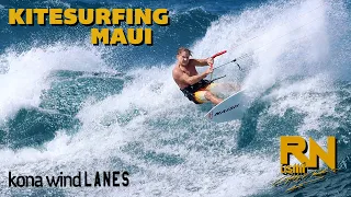 Crazy Gusty Winds - Kitesurfing Lanes, Maui