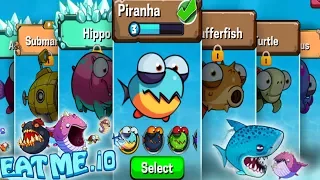 Eatme.io ESTOS SON TODOS LOS PERSONAJES DEL JUEGO QUEDO 2 VECES SEGUIDAS EN EL TOP 1!!