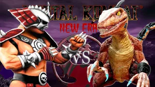 Mortal Kombat New Era (2022) Beta Shao Kahn vs Riptor