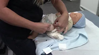 Infant pediatric injections Intramuscular and subcutaneous skills training