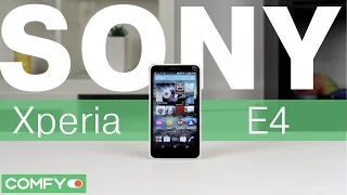 Sony Xperia E4 -доступный двухсимочный  смартфон с IPS экраном - Видеодемонстрация от Comfy.ua