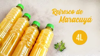 Refresco de maracuyá con cáscara para negocio ☀️  | Recetas Copy