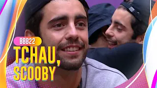 "IH, VALEU", SCOOBY É ELIMINADO E DEIXA A CASA ANIMADO 🤣 | BIG BROTHER BRASIL 22