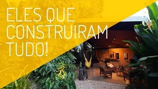 O Casal ergueu a casa DO ZERO usando Taipa de Pilão, Adobe e focando na Arquitetura Vernacular