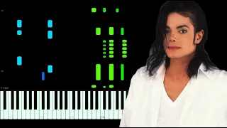 Michael Jackson - Black Or White Piano Tutorial