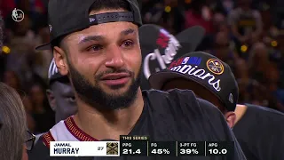 Jamal Murray's emotional reaction to winning the 2023 NBA Championship 🏆 | NBA Finals