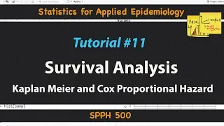 Survival Analysis | Statistics for Applied Epidemiology | Tutorial 11