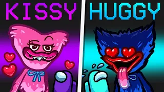 *NEW* KISSY MISSY vs HUGGY WUGGY ROLE in Among Us?!