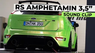 Ford Focus RS Mk2 - Pure 5 Cylinder Sound - 3,5" AMPhetamin Flap Exhaust