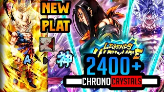FREE 2400+ CHRONO CRYSTALS Guide | LF 17 is BACK | New Plat for Namek Goku in DB Legends