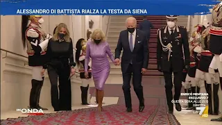 Jill e Joe Biden al Quirinale per la cena con il Presidente Mattarella