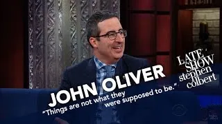 John Oliver Doesn't Think He'll Get Deported, But He's Being Cautious