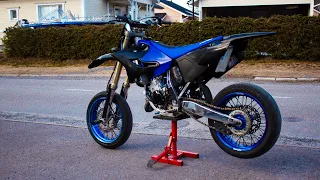 Yamaha YZ 125 Valollisten Sähköjen Toteutus (ReUp)