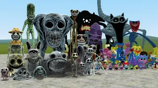 ALL ZONOMALY MONSTERS VS ALL POPPY PLAYTIME CHAPTER 3-1 CHARACTERS In Garry's Mod