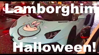 【渋谷ハロウィン!!】仮装した爆音ランボルギーニ軍団が渋谷に登場!!/Lamborghini Halloween Parade in Tokyo!!