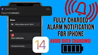 Fully Charged Alarm Notification For iPhone | ios 14