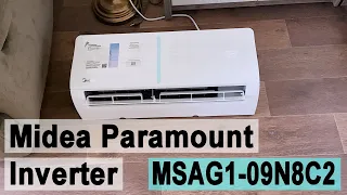 Midea Paramount Inverter MSAG1-09N8C2, обзор бюджетного инверторного кондиционера (сплит системы).