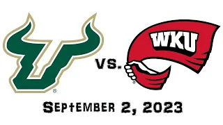 September 2, 2023 - South Florida Bulls vs. Western Kentucky Hilltoppers Full Football Game