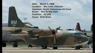 Top Ten Deadliest Crashes Involving The Fairchild C-123 Provider