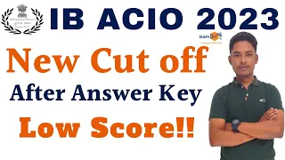 IB ACIO 2023 Exam Safe Score II After Answer Key II By Vikram Sir