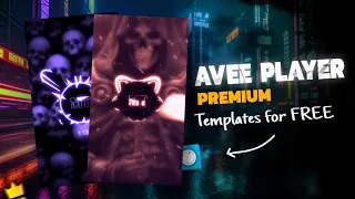 Avee Player Premium Trending Templates ✨ & Editing Process 🔓