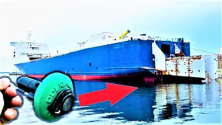 I CASTED a GOFISH CAMERA under this GIANT SHIP and IT HOLDS a BIG SECRET!